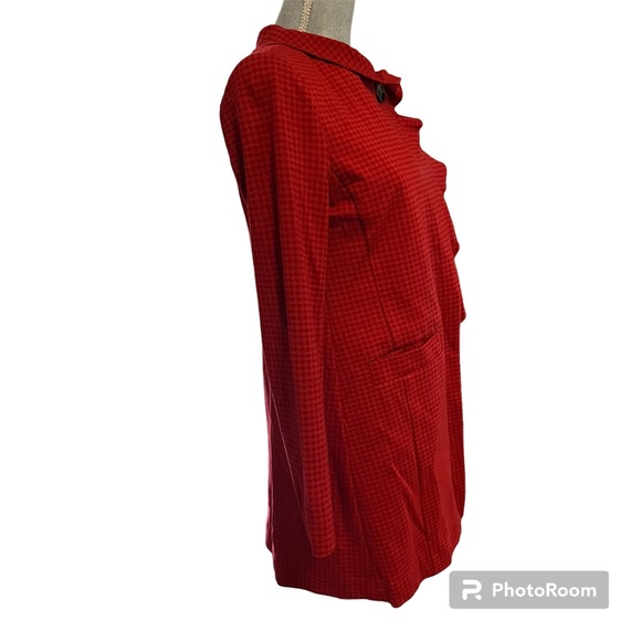 Cabi Houndstooth Red Jacket - Picture 5 of 8